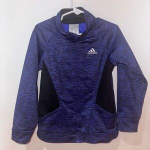 Adidas Kids Purple and Black Jacket
